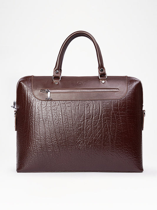 business and office bag handmade from best cow leather with laptop compartment